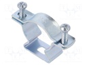 T-bolt clamp; 25÷30mm; steel; Plating: zinc; V: industrial