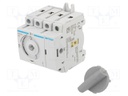 Switch-disconnector; Poles: 4; DIN; 40A; 415VAC; HAB; IP20; 0÷16mm2