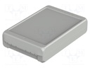 Enclosure: multipurpose; X: 125mm; Y: 191mm; Z: 40mm; BOCUBE; grey