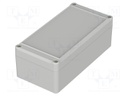 Enclosure: multipurpose; X: 80mm; Y: 160mm; Z: 57mm; EUROMAS II; grey