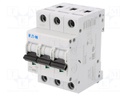 Circuit breaker; 230/400VAC; Inom: 10A; Poles: 3; DIN; Charact: B