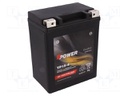 Re-battery: acid-lead; 12V; 13Ah; AGM; maintenance-free,left +