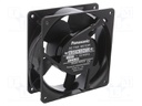 Fan: AC; axial; 115VAC; 120x120x38mm; 150m3/h; 37dBA; ball bearing