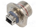 Connector: RJ45; coupler; PIN: 8; RJF; Layout: 8p8c; IP68; Cat: 6