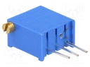 Potentiometer: mounting; multiturn; 1kΩ; 500mW; THT; ±10%; linear