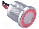 Switch: piezoelectric; Pos: 2; SPST-NO; 0.2A/24VAC; 0.2A/24VDC