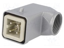 Connector: rectangular; plug; male; EPIC KIT; PIN: 4; 3+PE; M20; 23A