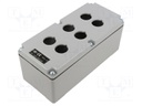 Enclosure: for remote controller; X: 92mm; Y: 205mm; Z: 86mm; IP65