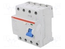 RCD breaker; Inom: 80A; Ires: 30mA; Max surge current: 5000A; 400V