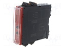 Module: safety relay; 24VAC; 24VDC; IN: 2; for DIN rail mounting