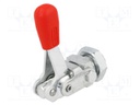 Plunger clamps; steel; 3kN; Actuator material: hardened steel