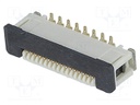 Connector: FFC (FPC); vertical; PIN: 16; ZIF; SMT; 0.5A; 0.5mm