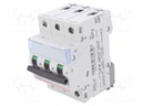 Circuit breaker; 400VAC; Inom: 2A; Poles: 3; DIN; Charact: C; 6kA