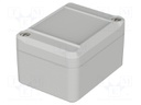 Enclosure: multipurpose; X: 50mm; Y: 65mm; Z: 37mm; EUROMAS II; grey