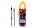 AC digital clamp meter; Øcable: 23mm; LCD (1999); 50Hz÷1kHz; 230g