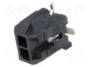 Socket; wire-board; male; Micro-Fit 3.0; 3mm; PIN: 2; Glow-Wire; SMT