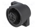 Connector: circular; socket; female; IP67; CA; PIN: 7(6+1); 6+PE