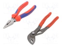 Pliers; Pcs: 2; adjustable,universal; Package: bag; steel