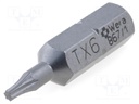 Screwdriver bit; Torx®; TX06; Overall len: 25mm