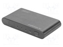 Switch; HDCP 2.2,HDMI 2.0; black; Out: HDMI socket