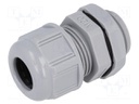 Cable gland; M20; IP68; Mat: polyamide; dark grey; UL94V-2