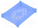 Hard discs housing: 2,5"; blue; Enclos.mat: silicone