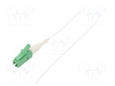 Optic fiber pigtail; LC/APC; 3m; LSZH; Optical fiber: 9/125um