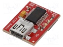 Module: converter; USB-UART; FT232RL; USB B mini; 5VDC