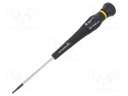 Screwdriver; Phillips; precision; PH000; ESD; Blade length: 60mm