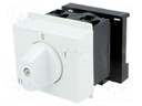 Module: rotary switch; 20A; Mounting: DIN; IP20; 250VAC; 52x65x60mm