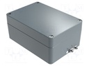 Enclosure: multipurpose; X: 140mm; Y: 200mm; Z: 91mm; aluminium; IP66