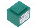 Transformer: encapsulated; 2.6VA; 230VAC; 12V; 217mA; Mounting: PCB