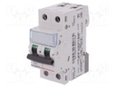 Circuit breaker; 400VAC; Inom: 10A; Poles: 2; DIN; Charact: D; 6kA