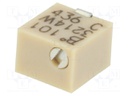 Potentiometer: mounting; vertical,multiturn; 100Ω; 250mW; SMD