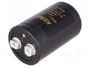 Capacitor: electrolytic; 3600uF; 250VDC; Leads: screw; ESR: 74mΩ