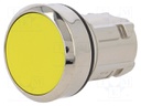 Switch: push-button; Stabl.pos: 1; 22mm; yellow; Illumin: none; IP67