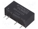 Converter: DC/DC; 1W; Uin: 21.6÷26.4V; Uout: 12VDC; Iout: 80mA; SIP7