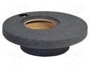 Car loudspeaker enclosure; MDF; gray melange; textil; 15l; 250mm