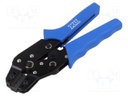 Tool: for crimping; insulated terminals; 0.14÷2.5mm2