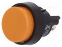 Switch: push-button; Pos: 2; SPST-NO; 4A/250VAC; orange; Body: black