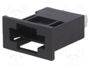 Fuse acces: fuse holder; fuse: 19mm; 20A; push-in; Body: black; 32V