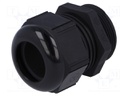 Cable gland; M32; IP68; Mat: polyamide; black; UL94V-2