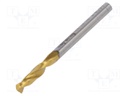 Drill bit; for metal; Ø: 4mm; L: 55mm; HSS-CO; Features: grind blade