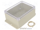 Enclosure: multipurpose; X: 125mm; Y: 165mm; Z: 75mm; Ritec; ABS; IP65