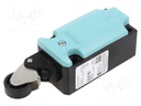 Limit switch; lever R 20mm, plastic roller Ø22mm; NO + NC; 10A