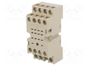 Socket; PIN: 14; 10A; 250VAC; Application: H3YN-2,H3YN-4,MY4,MY4N