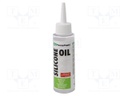 Oil; colourless; silicone; liquid; plastic container; 100ml