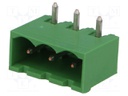 Pluggable terminal block; Contacts ph: 5.08mm; ways: 3; socket