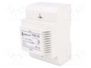 Transformer: safety; 50VA; 230VAC; 42V; IP30; Mounting: DIN; 1.1kg