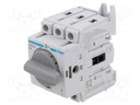 Switch-disconnector; Poles: 3; DIN; 32A; 415VAC; HAB; IP20; 0÷16mm2